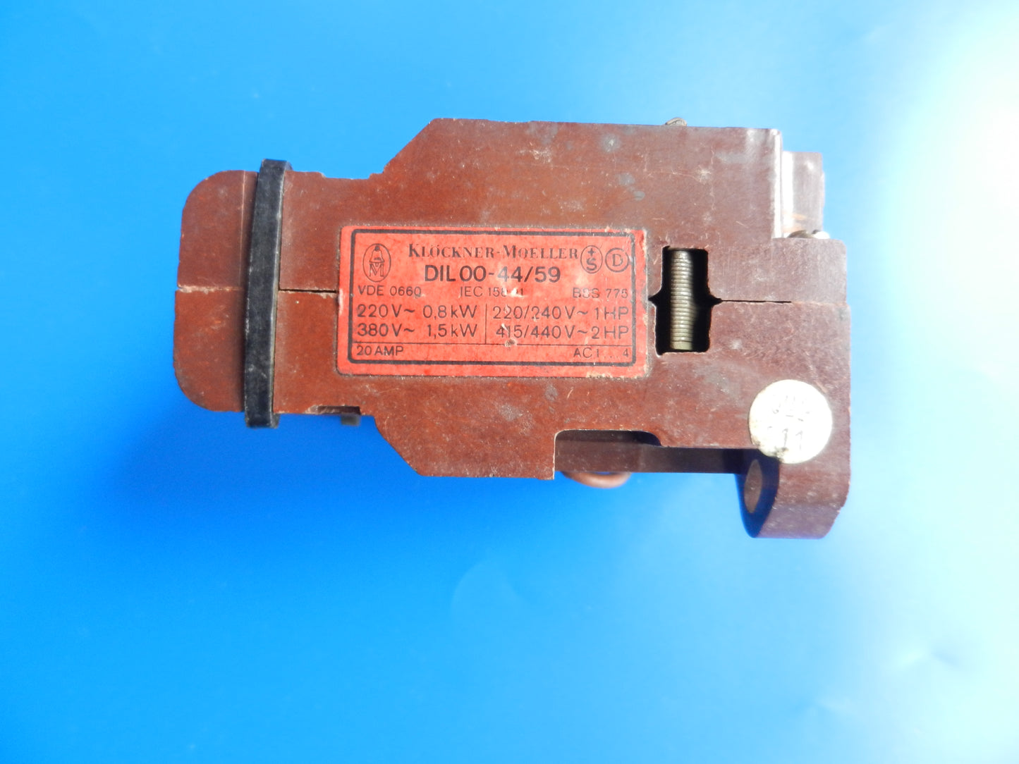 Klöckner-Moeller DIL 00-4459 mechanischer Relais Schütz Retro