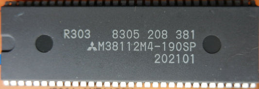 R303 Bedienteilprozessor M38112M4-190SSP für GRUNDIG Hifi Receiver