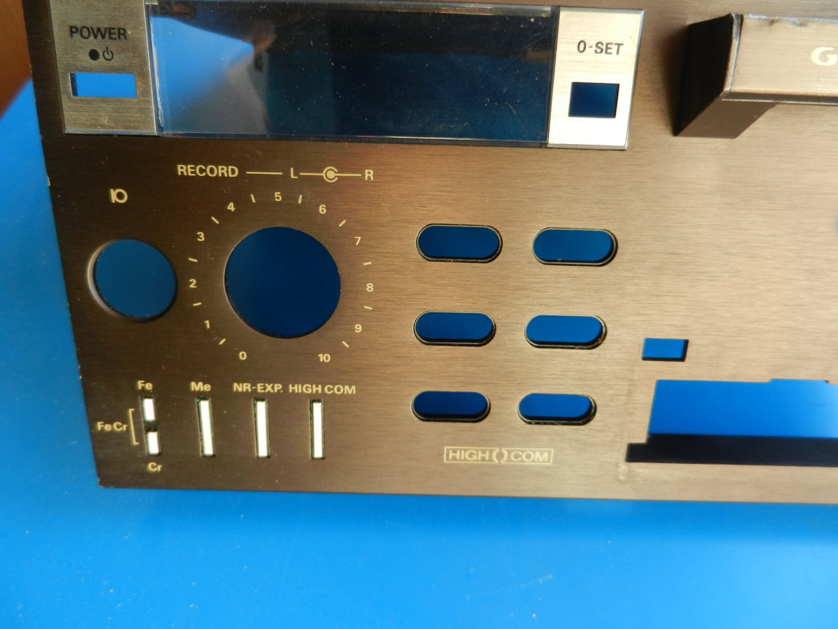 MCF200 Alu Gehäuse Frontplatte in braun GRUNDIG