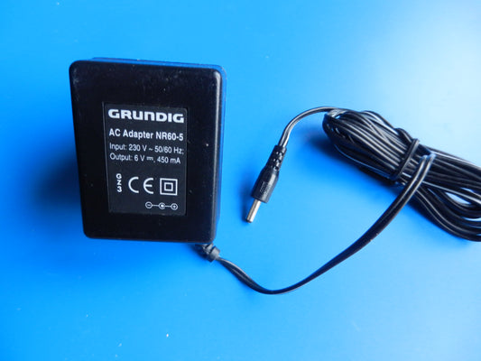 NR60-5  6V Netzteil für GRUNDIG Walkman CD-Portable