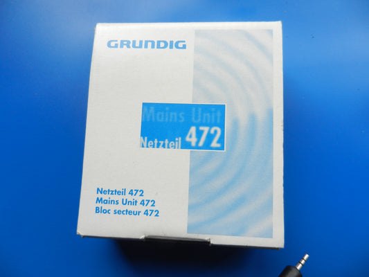 NT472 Netzteil Original für GRUNDIG Diktiergerät DIGTA 4010