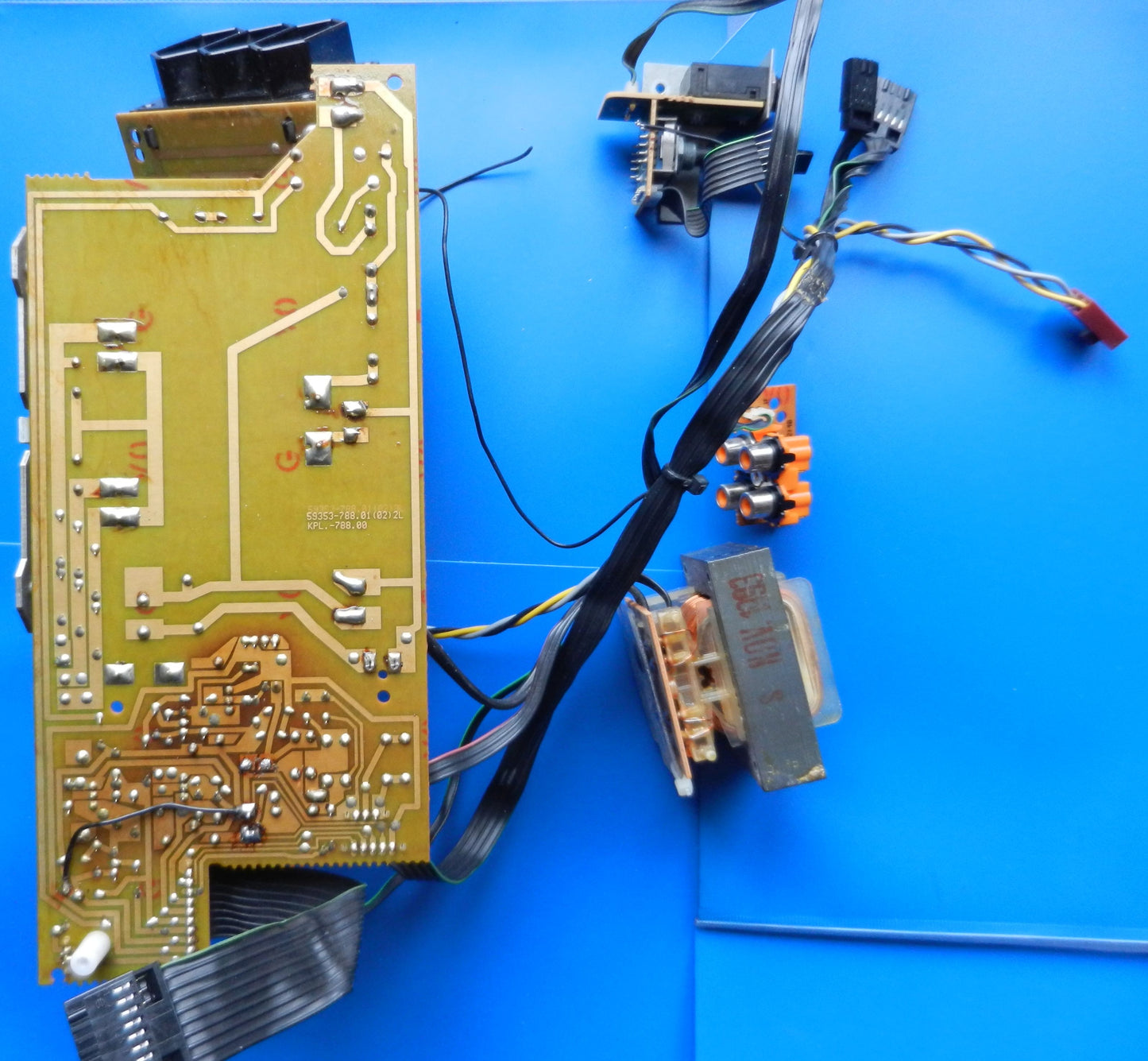 V3 Fine Arts Netzteilplatte ,  Trafo mit Trafoplatte für Hifi Verstärker von GRUNDIG