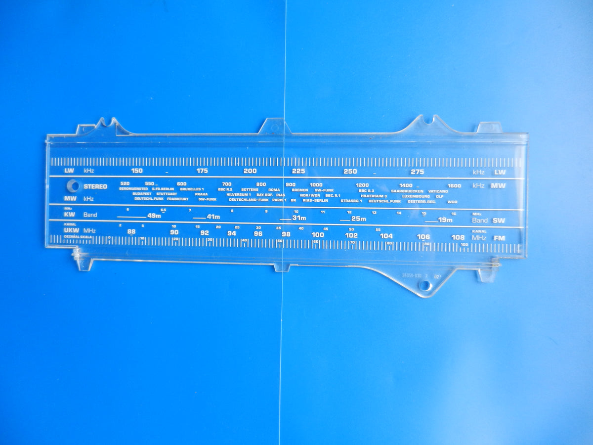 RR1020  RR1040 Sender Skala für Radiorecorder von GRUNDIG