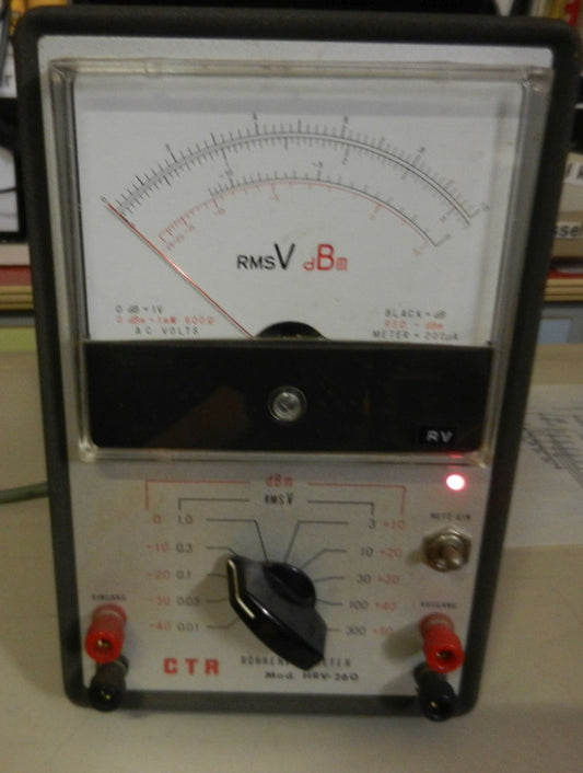 Röhrenvoltmeter HRV260 Messgerät von CRT, wenig gebraucht