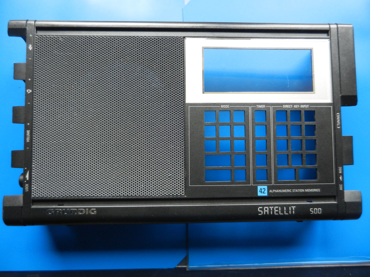 Satellit 500 Frontplatte für GRUNDIG Weltempfänger , wenig gebraucht