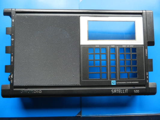 Satellit 500 Frontplatte für GRUNDIG Weltempfänger , wenig gebraucht