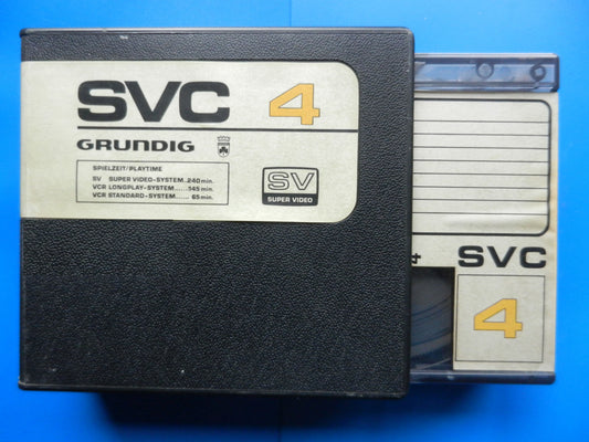 SVC4 240min. Cassette für SVC Videorecorder von GRUNDIG