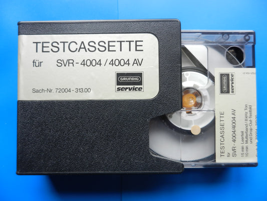 SVR 4004 Testcassette 72004-313.00 für SVC Videorecorder von GRUNDIG