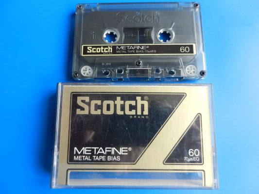 Scotch Metafine 60 Metal Tape Bias Cassette für Hifi Cassettenrecorder von GRUNDIG