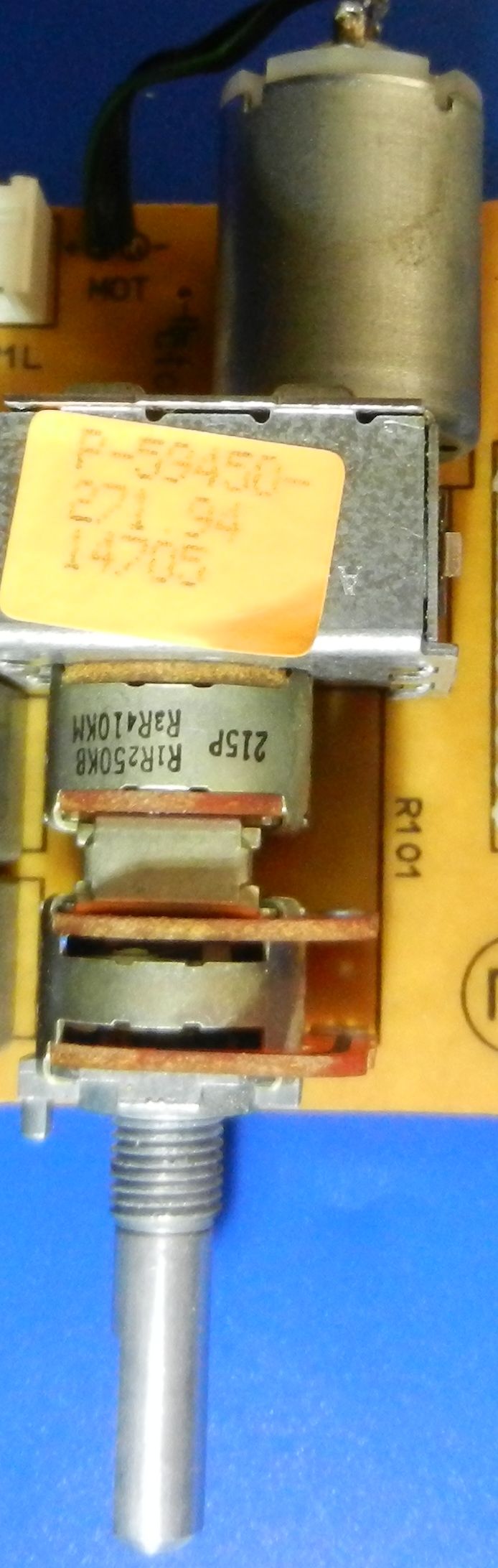 59703-380.00 Original Poti mit Motor für Verstärker / Receiver von GRUNDIG