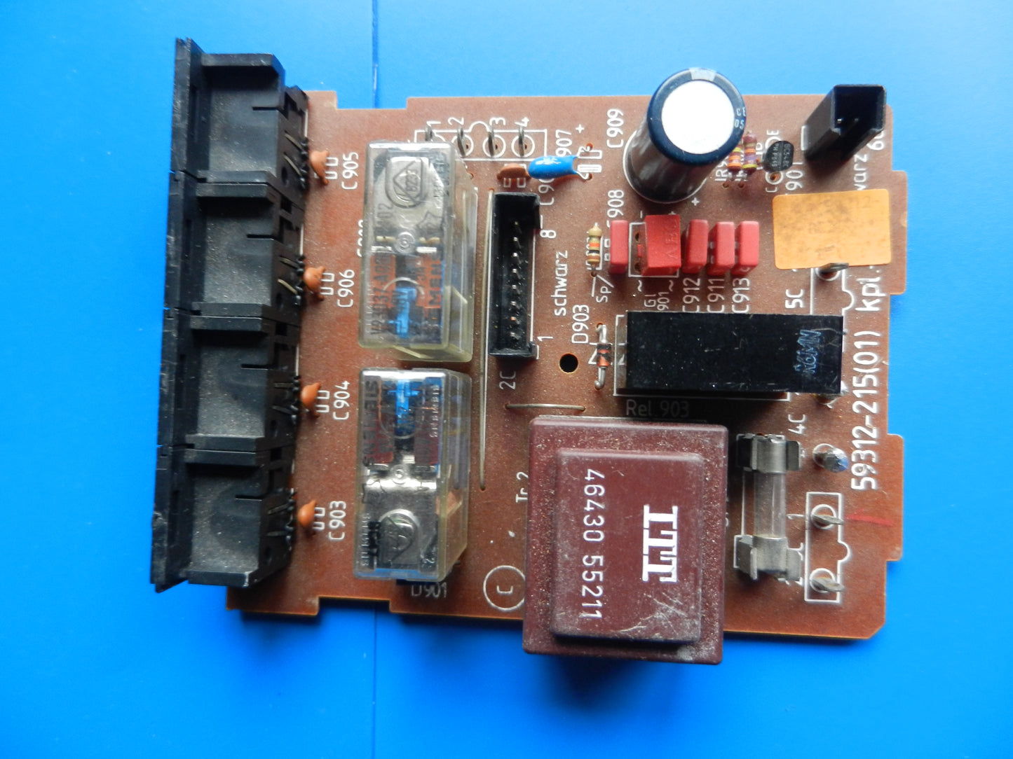 V5000 Lautsprecher - Buchsenplatte kpl. für Hifi Verstärker von GRUNDIG
