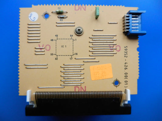 V8300 V8400 Display Platine kpl. ohne Lämpchen, GRUNDIG gebraucht und getestet