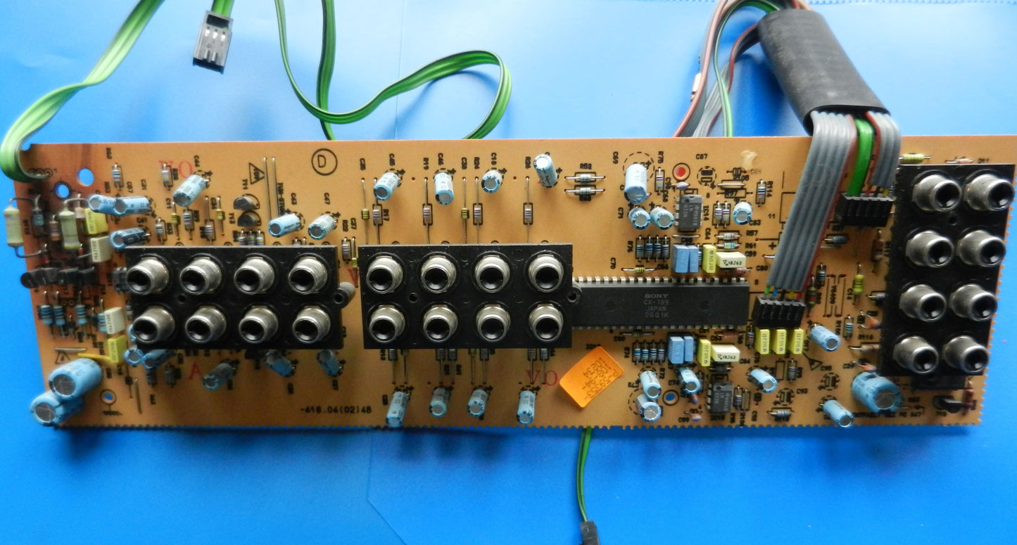 V8300 Eingangs Platte kpl. für GRUNDIG Verstärker gebraucht und getestet