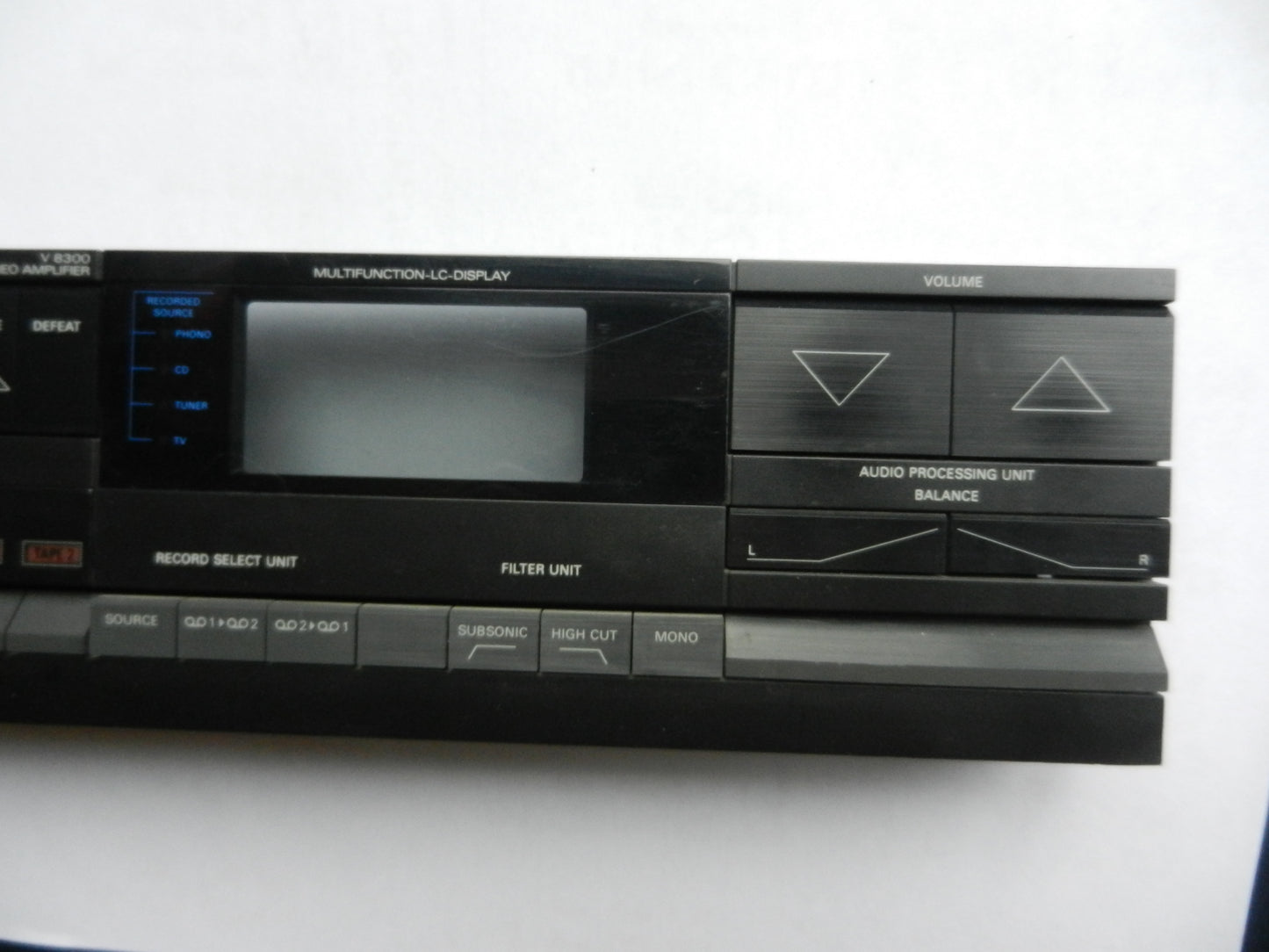 V8300 Frontplatte kpl. für GRUNDIG Verstärker guter Zustand
