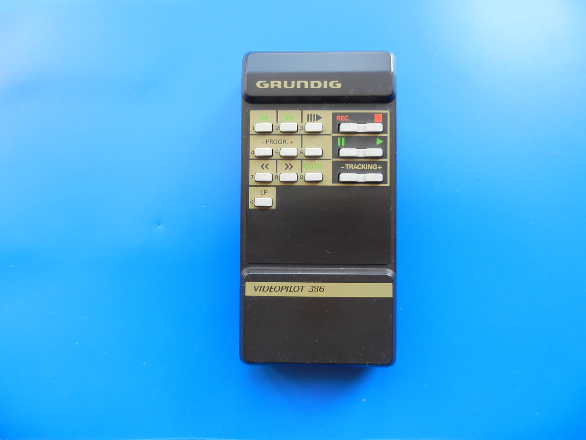 VP386 Fernbedienung für 2x4 Videorekorder und VHS Videorecorder Fernbedienung von GRUNDIG