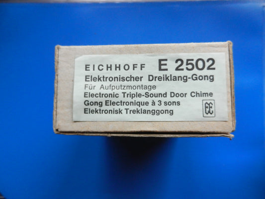 Eichhoff Dreiklang Gong E 2502 mit Lautstärke und Klangregelung , Neu ungebraucht