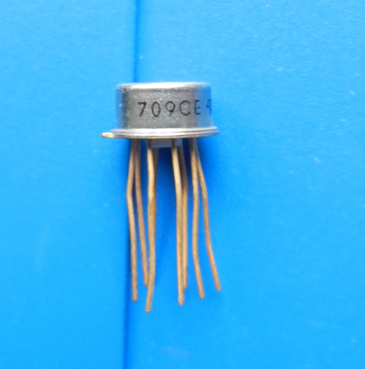uA709 IC Operationsverstärker Metallgehäuse  für Messgeräte Geräte von GRUNDIG