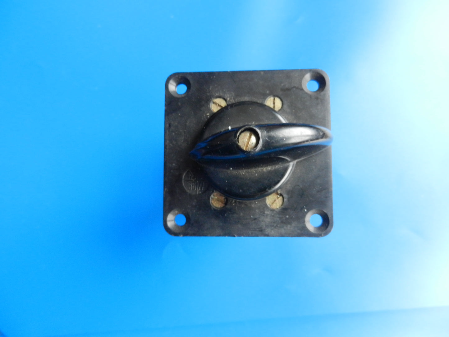 W2-3 25A Klöckner Moeller  3 Phasen Drehschalter aus Bakelit, Retro