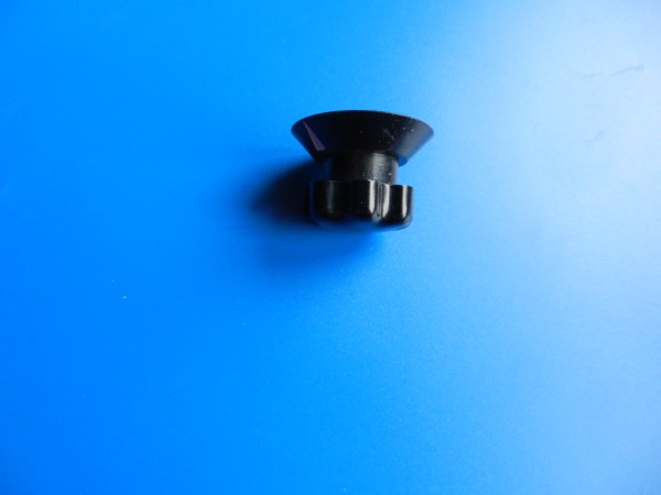 Meßgeräte Drehknopf schwarz für 6mm Achse