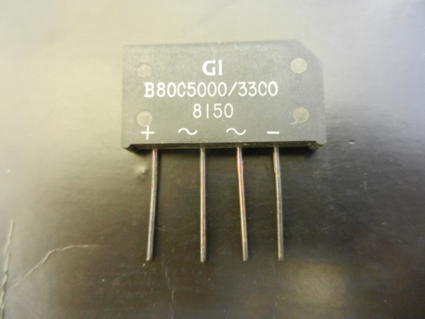 B80C5000 / 3300 Gleichrichter für GRUNDIG Hifi Cassetten Recorder