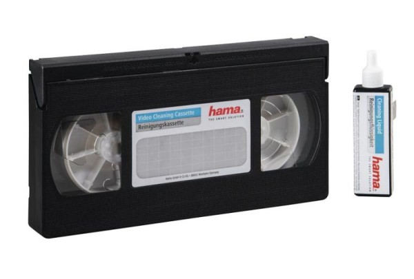 Reinigungscassette für VHS Videorecorder mit Flüssigkeit
