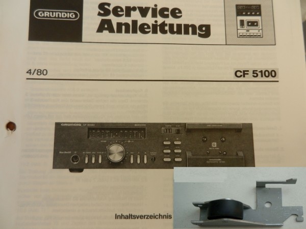 CF5100 Tonrollenhebel für Hifi Cassettendeck von GRUNDIG