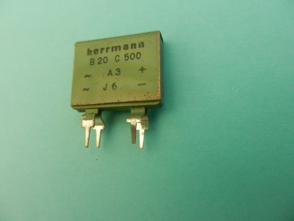 B20C500 grün Gleichrichter für GRUNDIG Hifi Cassetten Recorder